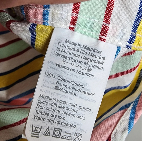 Crewcuts boys striped short sleeve button shirt - Picture 6 of 8